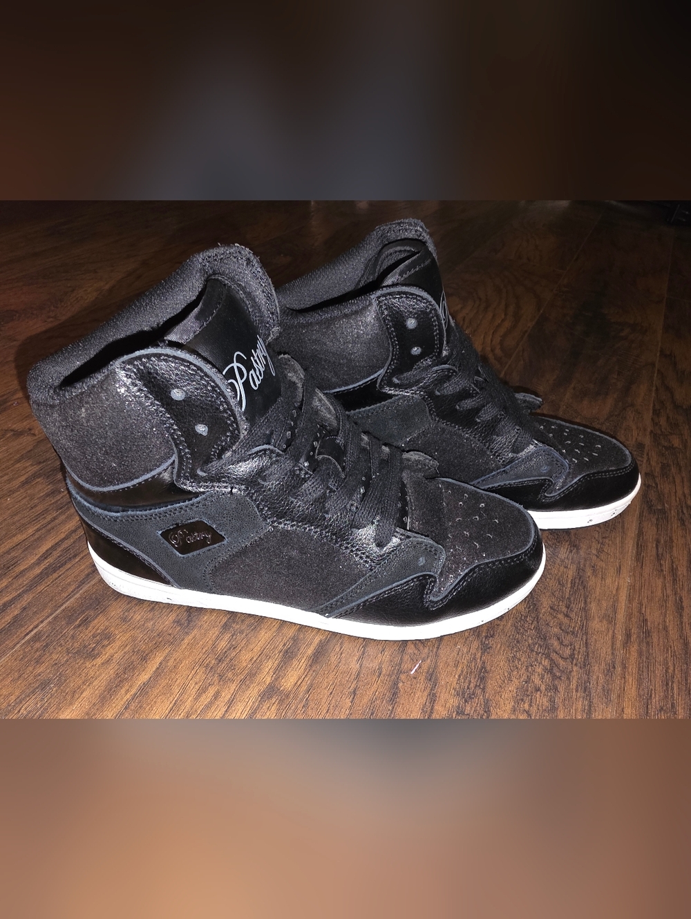 Pastry Black High Top Sneakers